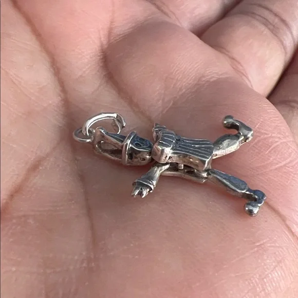 Silver Clown Pendant Necklace - Picture 7 of 7